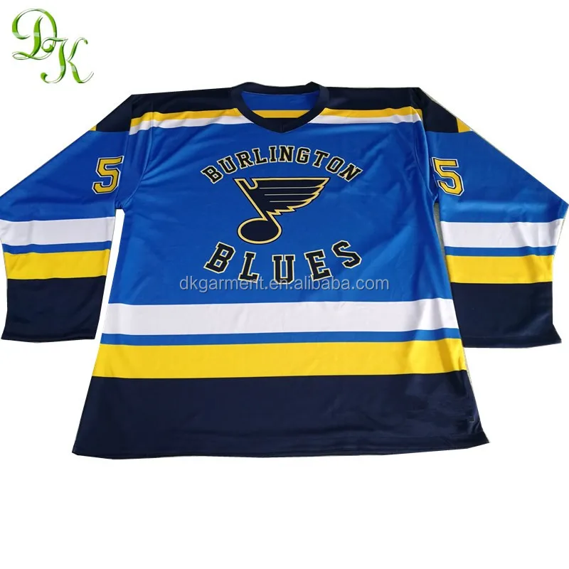 Wholesale Custom Design Hockey Jersey Ice Hockey Wear Sublimation Shirts & Tops Sportswear Customize Team Name for Adults