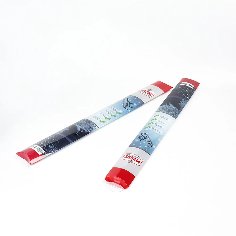 custom car rain wiper plastic box car wiper blade universal pillow shape packaging wipers for car