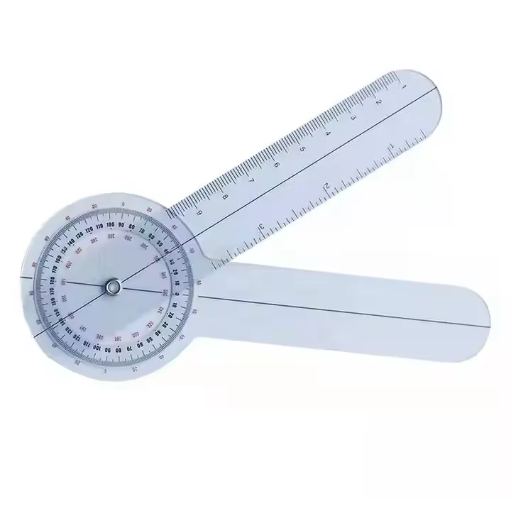 First aid Multi-Ruler 12 inch 6 inch 360 degree 180 degree Plastic PVC medical Precision ruler 6pcs/set Spinals Goniometer