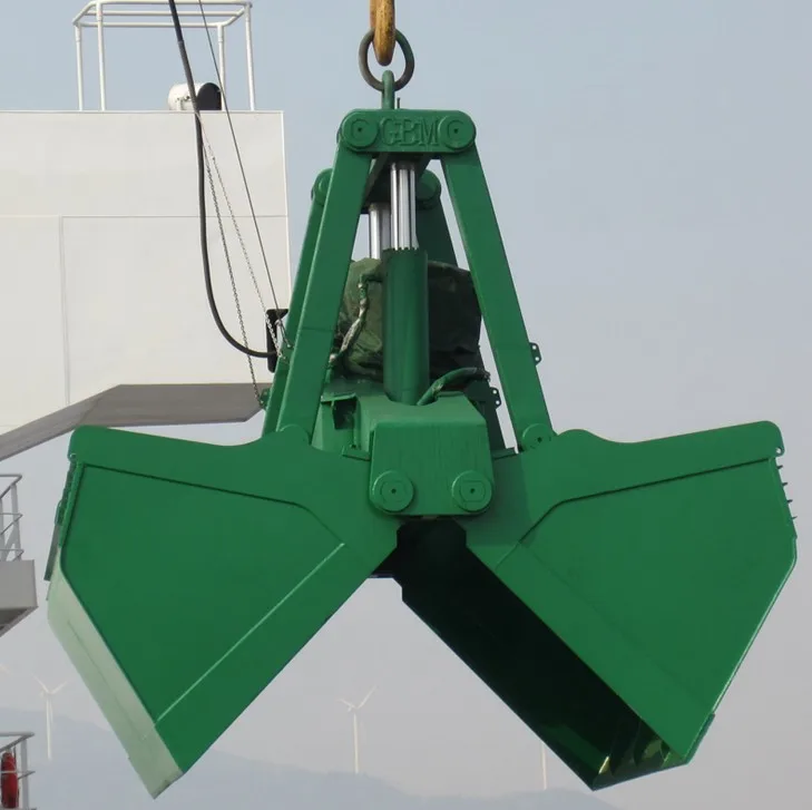 GBM 8 ton - 60 ton hydraulic grab bucket for crane clamshell grapple