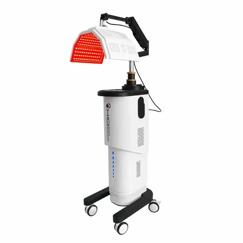 Facial Skin Rejuvenation with LED Light Therapy Machine 660nm 850nm PDT Red Light Device for Face with US UK EU ZA AU Plugs