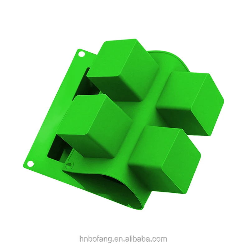 Food Grade Make Dessert Brownie and Ice Cream Non-toxic Cube silicon mold making
