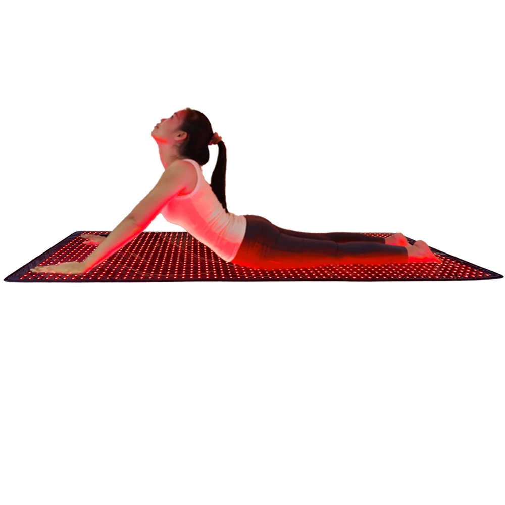 2024 Home Beauty and pain relief  Sauna Blanket 660nm:850nm Red Light Infrared Physiotherapy Mat