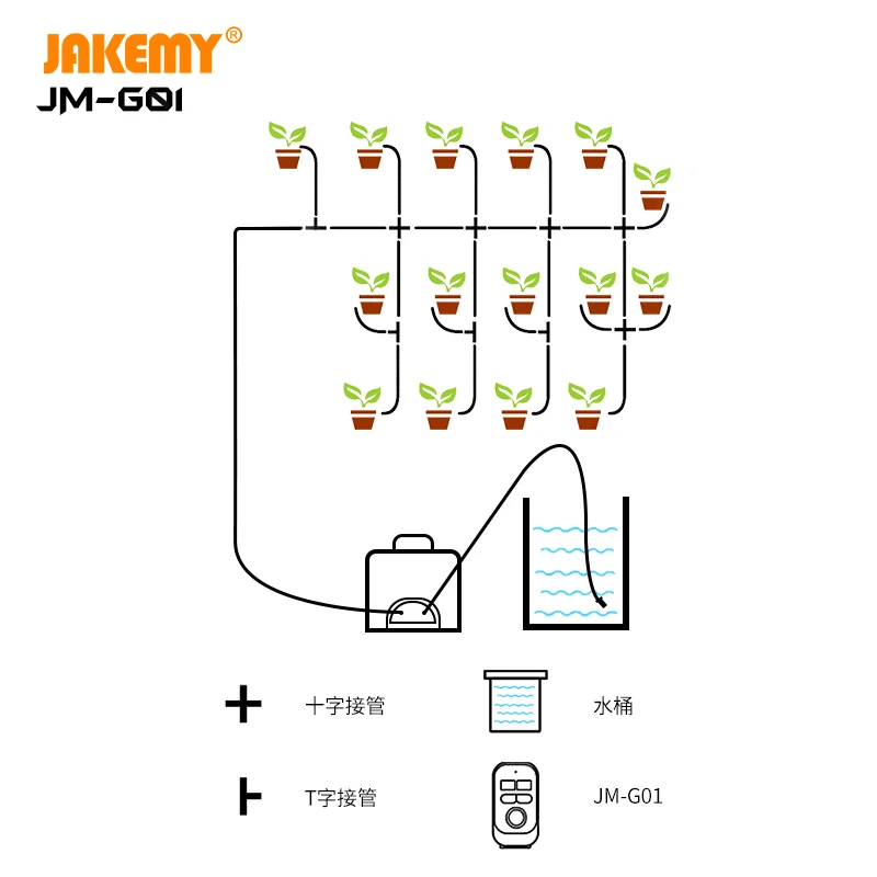 Home Garden Plants Intelligent Automatic Watering Drip Irrigation Kit wireless vegetable garden irrigation systems
