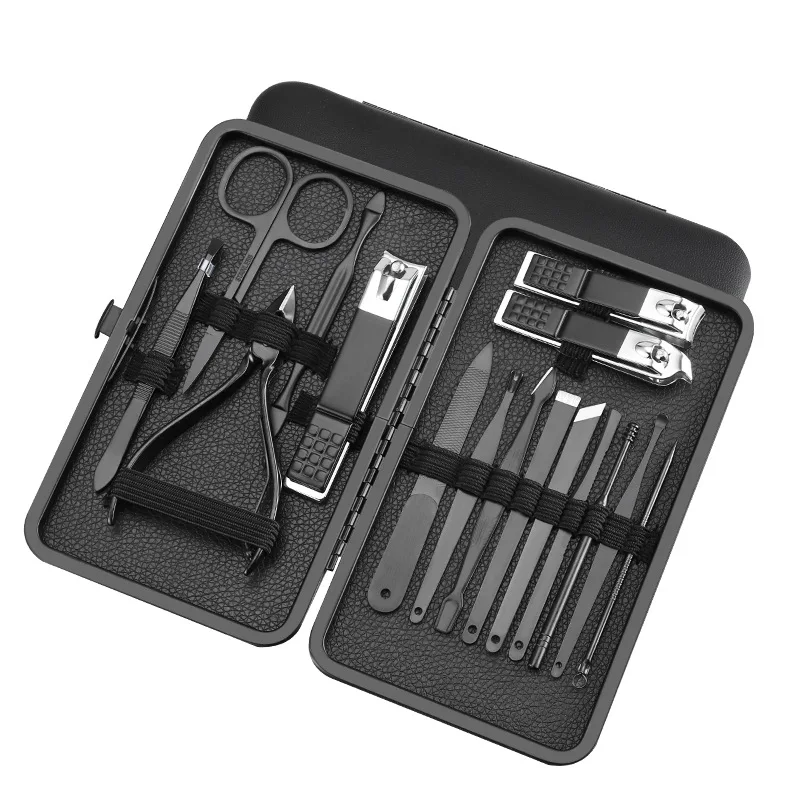 Original factory  7/10/12/16/18 in 1 nail clipper set pedicure tools manicure set
