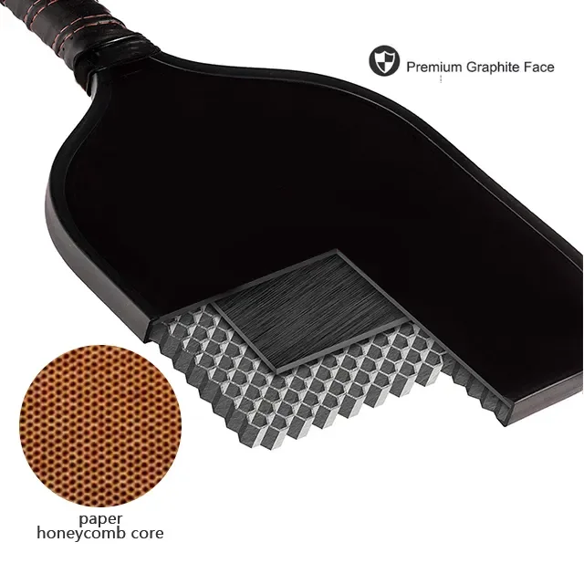 High Quality T700 Graphite Fiberglass Surface PP inner core usapa approved Lightweight Pick Game Accessories  Pickleball Paddles