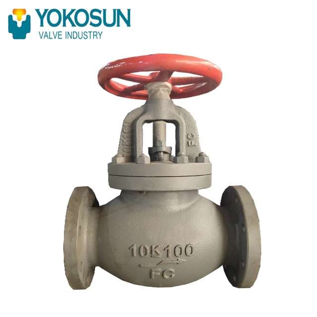 JIS F7375 CAST IRON 10K SCREW-DOWN CHEK GLOBE VALVES