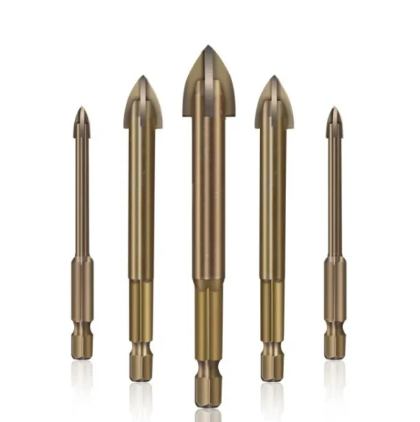 Эффективный универсальный сверлильный инструмент, твердосплавное сверло из цементированного карбида, сверло для открытия отверстий в керамической кирпичной стене, электроинструменты, аксессуары