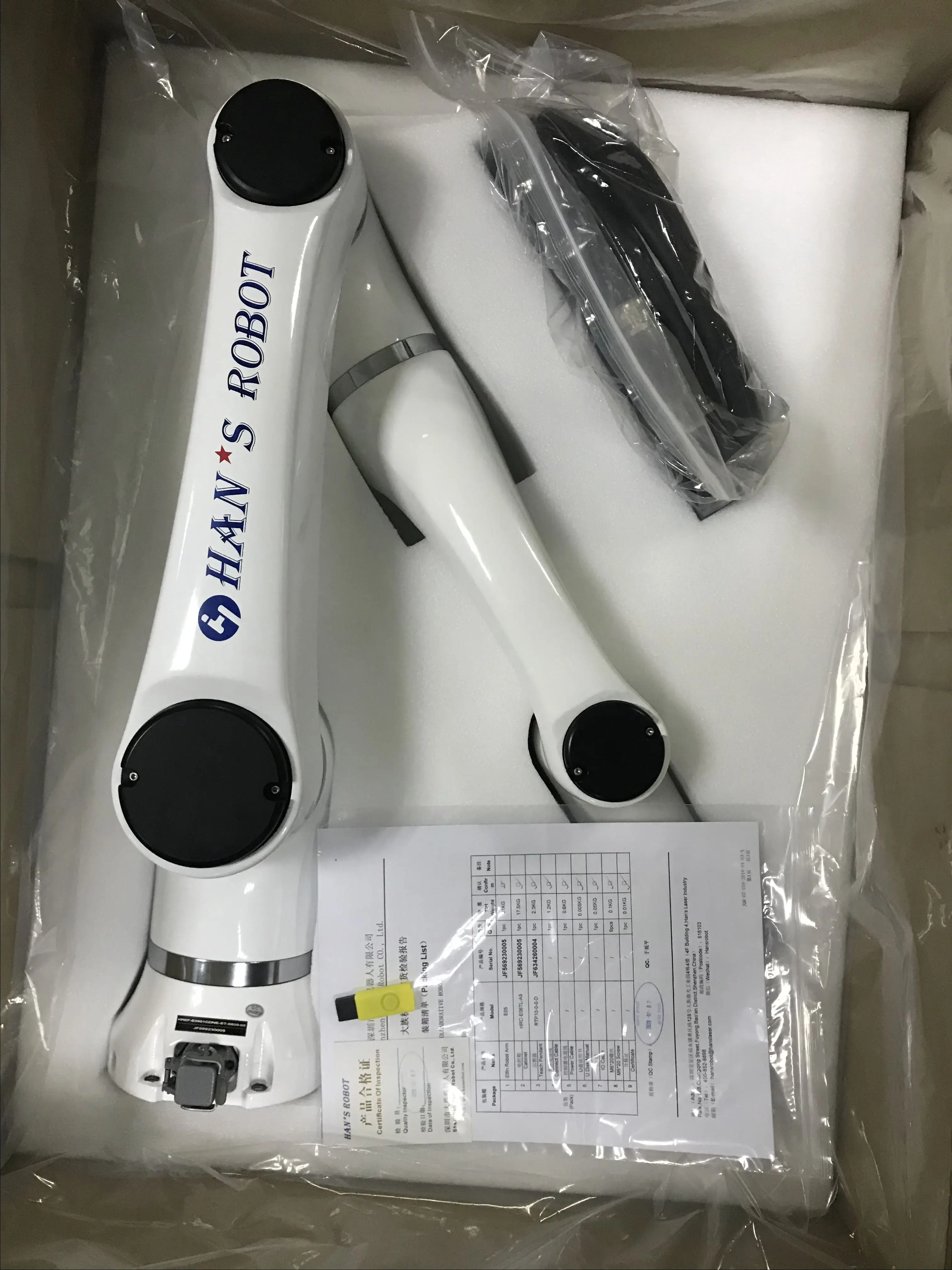 New Hansrobot Elfin10 Collaborative Robots Arm welding robot with Megmeet MIG Welding Machine