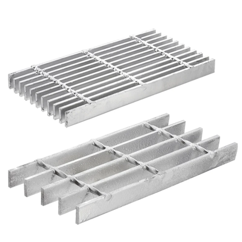 Hot dipped galvanized grating steel floor low carbon SS400 S235JR heavy duty steel floor grating