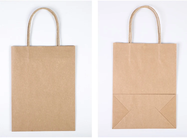 
flower cute beach carry protective handle mini kraft paper bag 