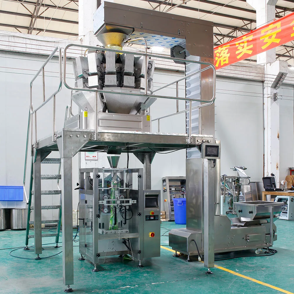 Y-PACK Auto Powder Granule Candy Frozen Food Chicken Carton Automatic Packing Machine