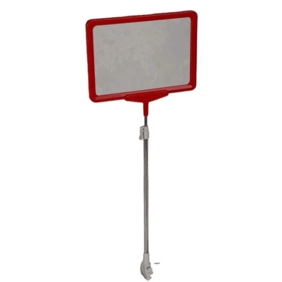 To hold flip chart supermarket price sign board magnetic standee a4 paper rotating poster display stand