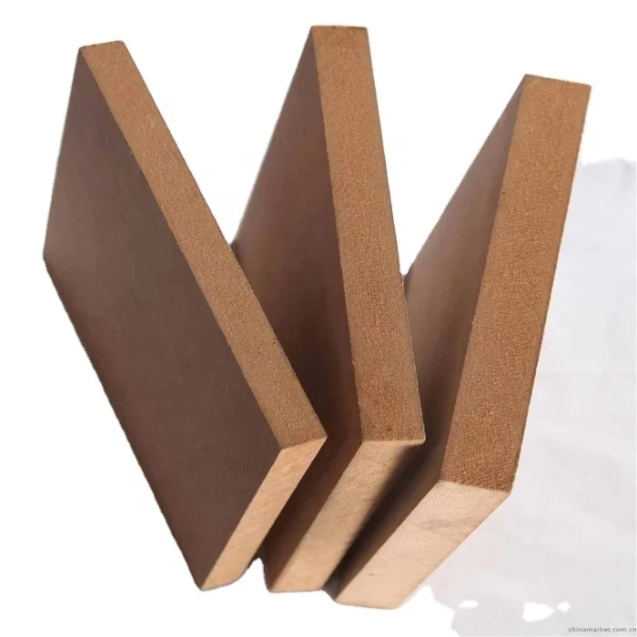 Luli raw mdf plain mdf board 18mm for cabinet furniture
