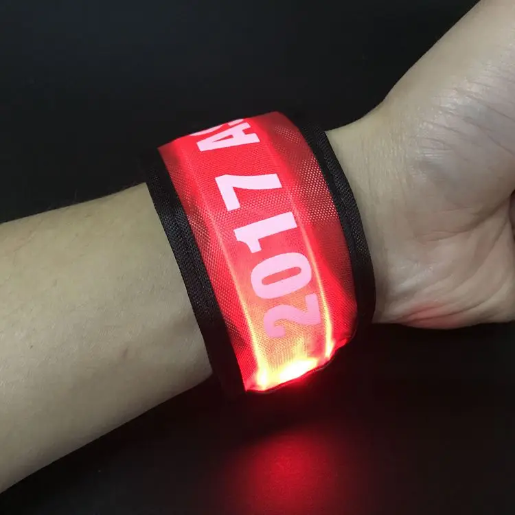 Sports safety luminous bracelet led luminous armband decorative customized luminous bracelet