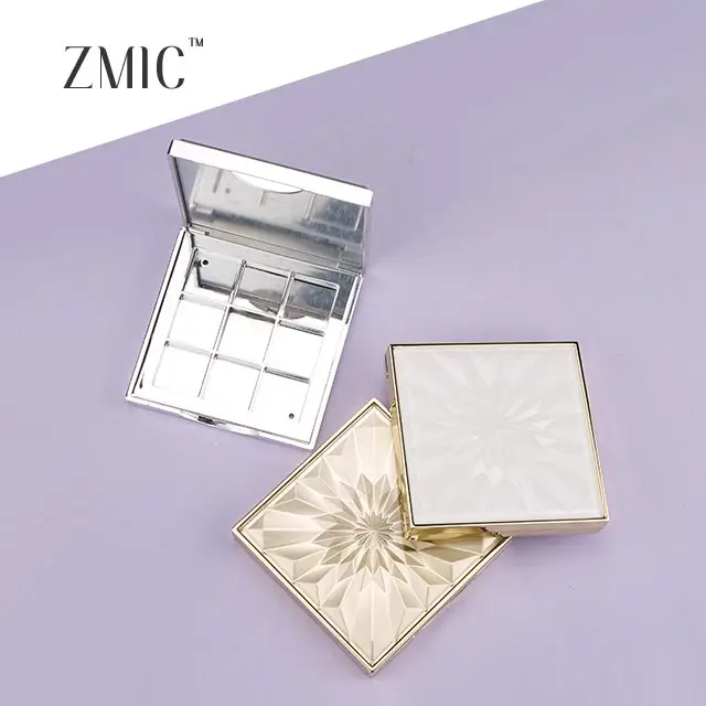 9 color empty eyeshadow palette high quality diy color makeup Customized packaging