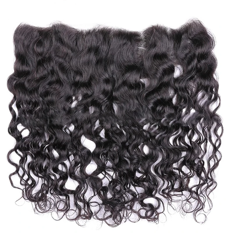 Water Curly Wave 13*4 HD Lace Frontal Wig Human Hair Full Lace Wig Glueless Virgin Lace Front Wigs Human Hair