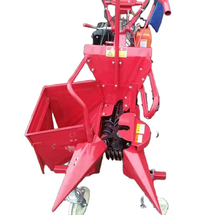 Good working performance single row corn harvester small corn harvester mini maize harvester