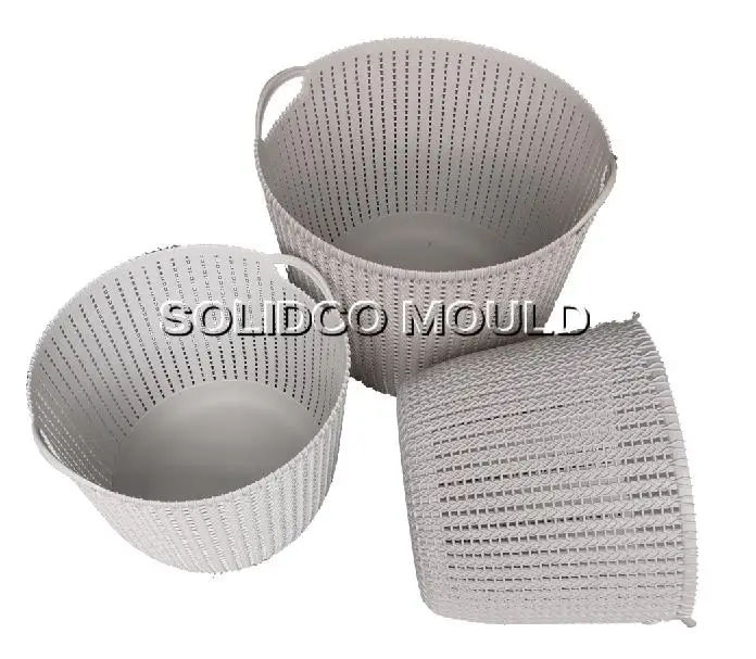 Customized Laundry Basket Mold,Hot Sell Plastic Mould, Manufacturing Molding High Quality Injection Basket Moulded