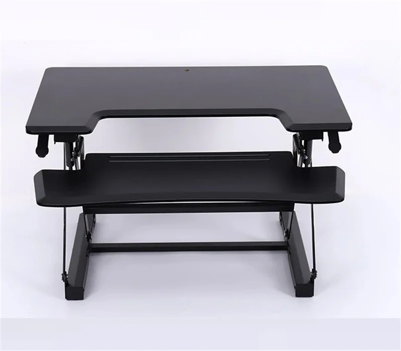 Computer Workstation Desk Height Adjustable Gas Lifted Desk Pneumatic Desk Sit Stand Desktop