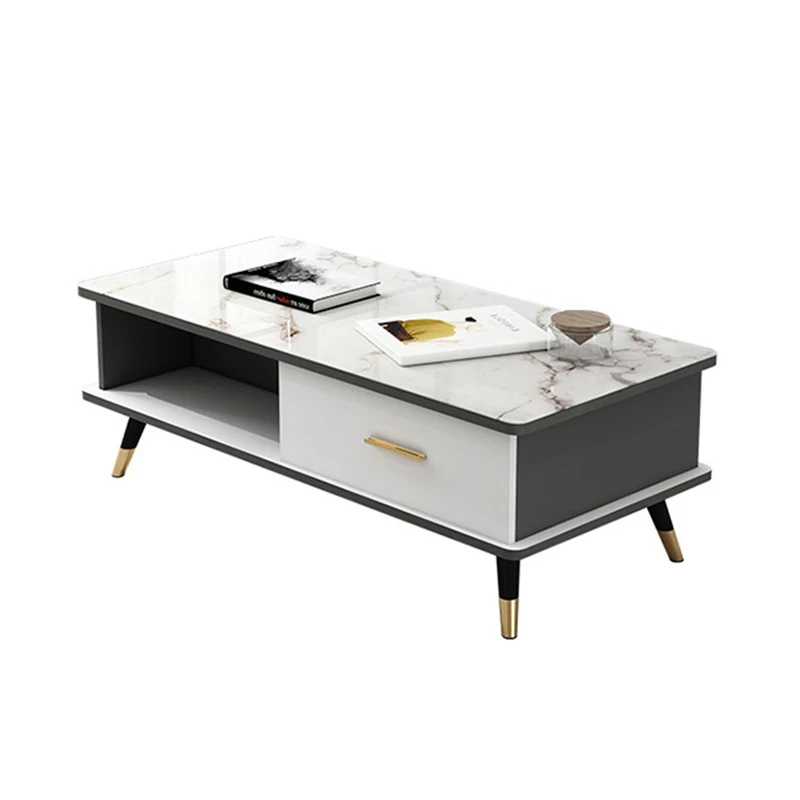 Легкий роскошный скандинавский чайный столик маленькая квартира простой современный круглый Угловой стеклянный журнальный столик