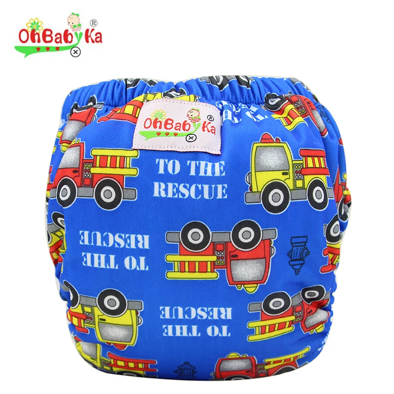 Ohbabyka Washable Diaper Baby Cloth Diapers Baby Training Pants Potty Training Underwear