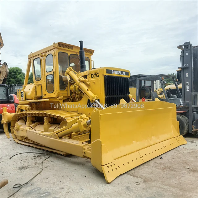 High Quality Used CAT D7G Bulldozer Original Engine Shanghai Crawler Bulldozer Pump Bearing Second-Hand Japan Earthmoving