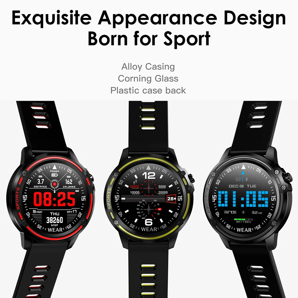 L8 Смарт-часы для мужчин IP68 водонепроницаемый Reloj Hombre режим умные часы с экраном ЭКГ приборы измерения артериального давления сердечного ритма спортивный