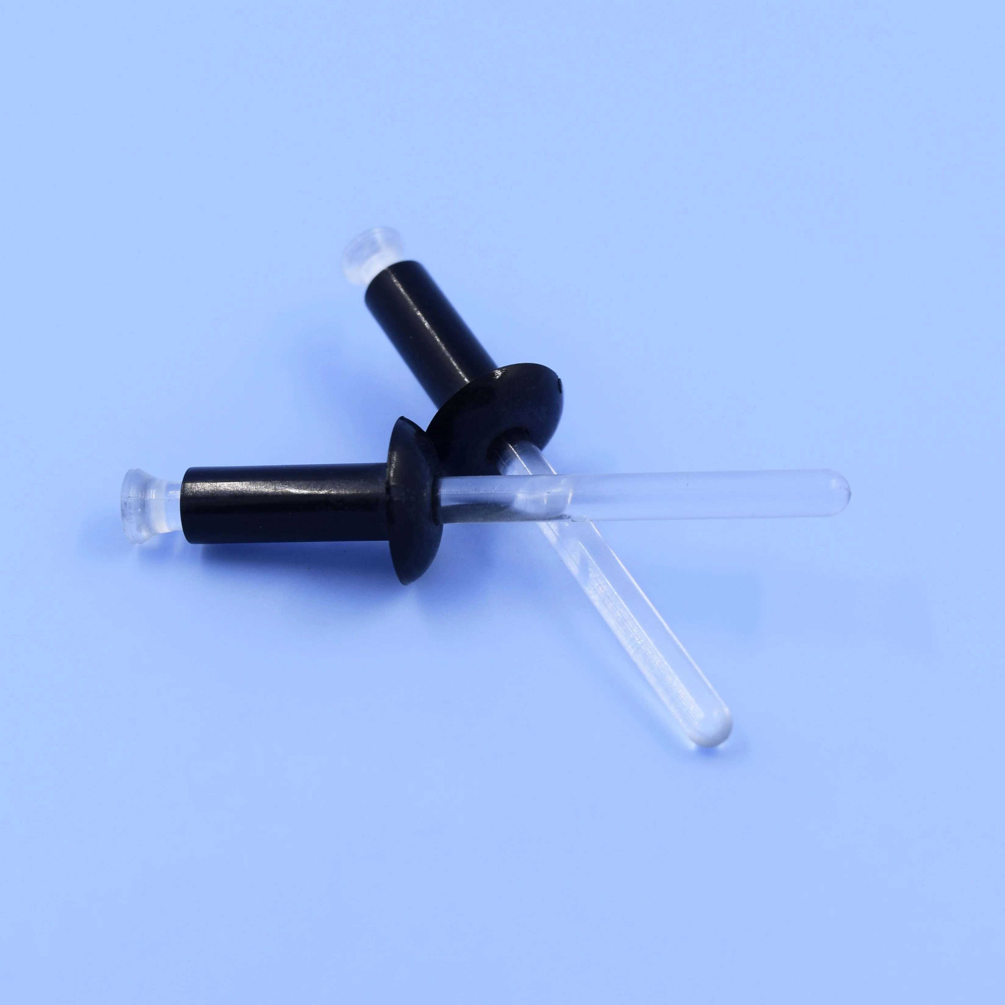 Taichen China Black Clear Nylon Plastic Blind Rivet Mounting Button