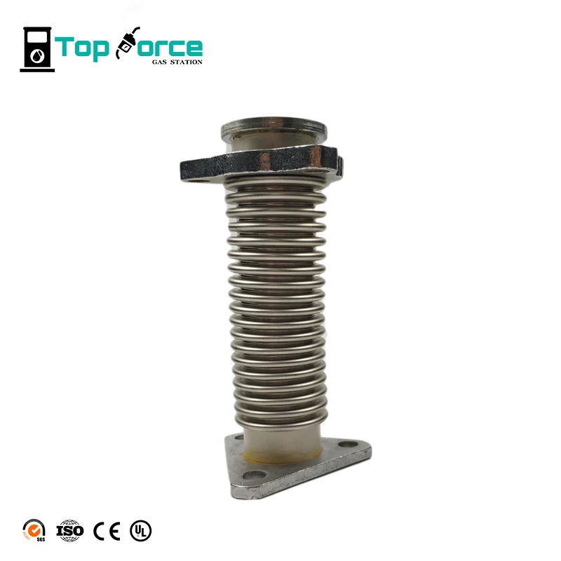 
Flexible pipe for fuel dispensers bellow pipe Steel Fuel Dispenser Corrugate Pipe 