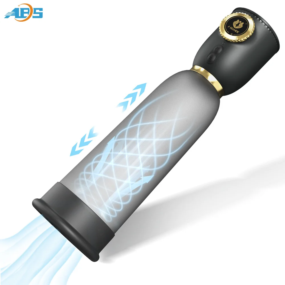 Factory No MOQ FULLY Waterproof Mute Design Masturbation Sex Toys Vacuum Enlarger Penis Pump For Men