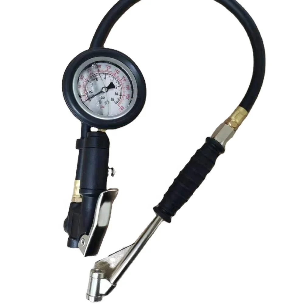 car tools 230psi rubber hose with brass air chuck  tyre inflators pump