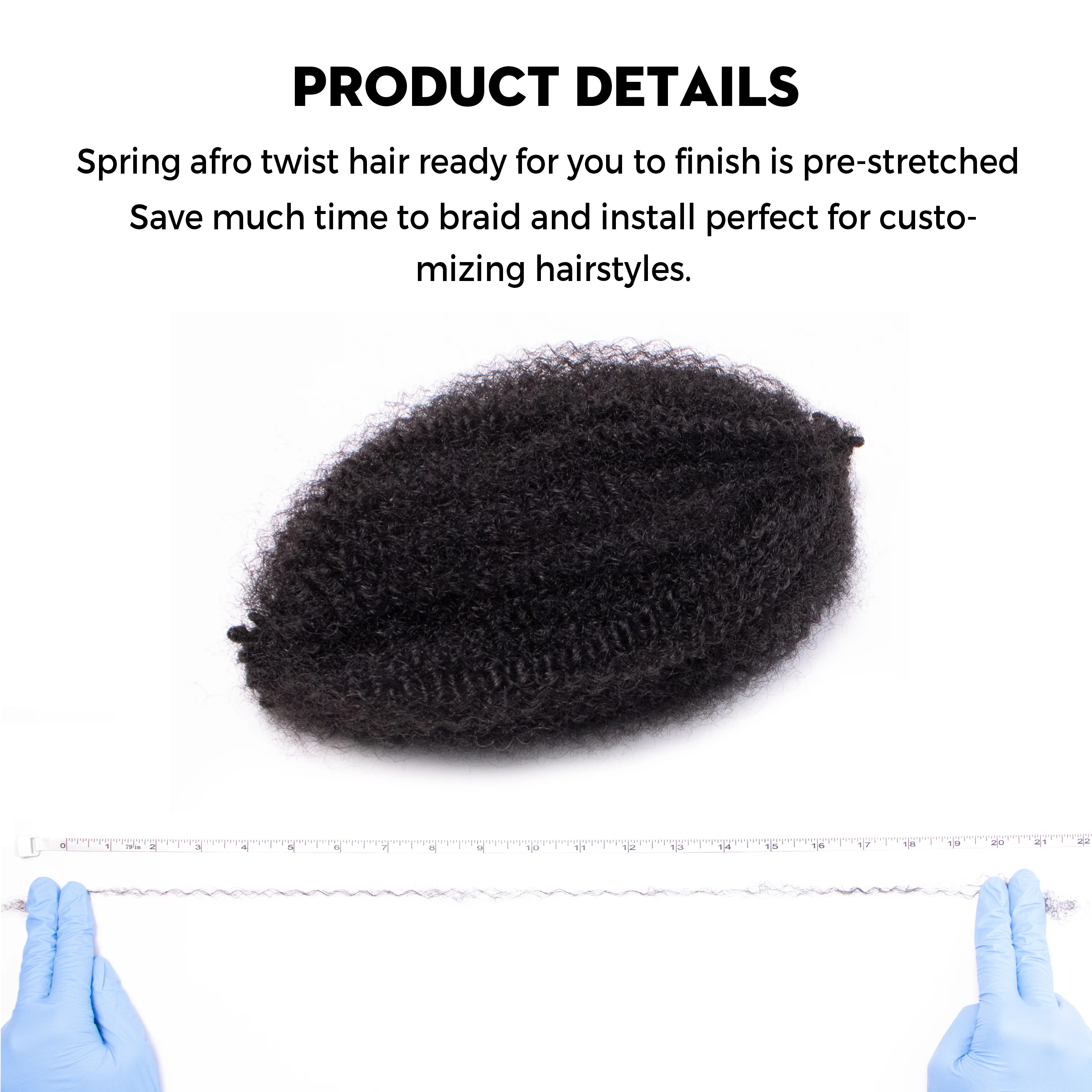 Hot Selling Products 2024 Cheveux Naturel Afro Kinky Human Hair Bulk Loc Extension Human Hair Balmain Braiding Hair Bulk