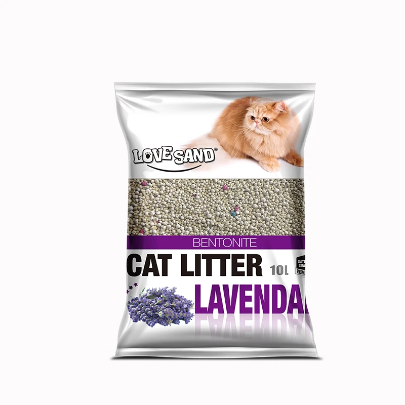 Emily pets 100% Natural Sodium clumping sand More Hygiene stock high quality cat litter for sale