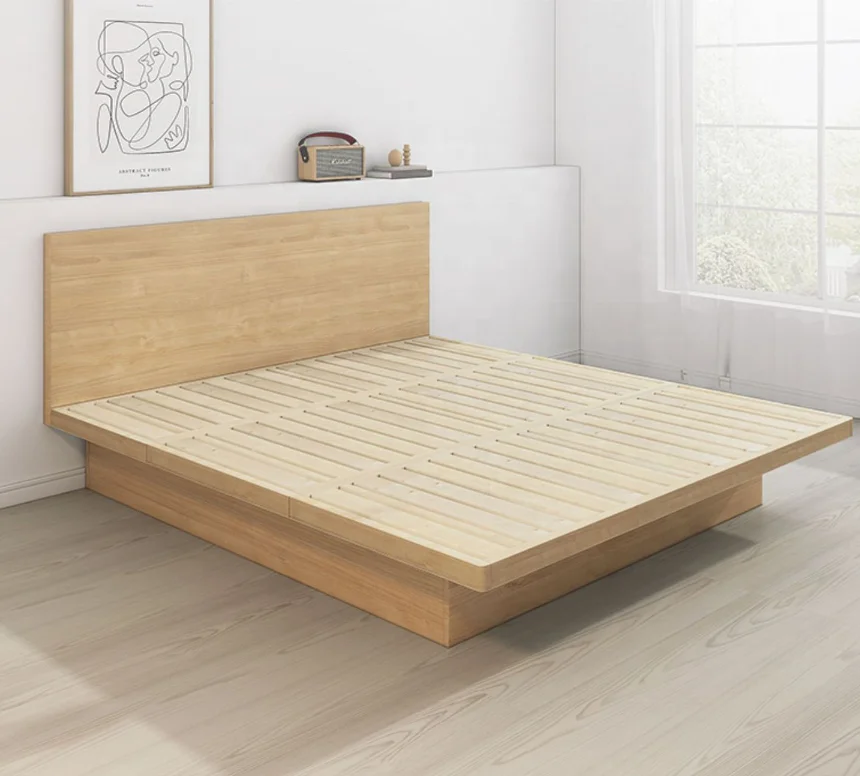 solid wood bed base/bed with lifting storage