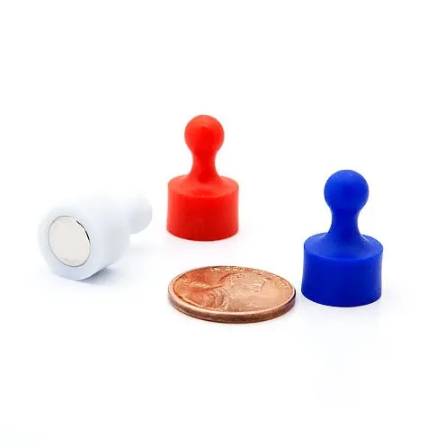 neodymium small metal abs color magnet push pin, push pins magnets fridge magnets