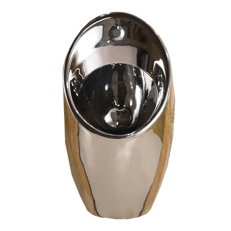 Chaozhou настенный Серебряный керамический писсуар блок WC Urinal Flush клапан с датчиком сантехники дизайн