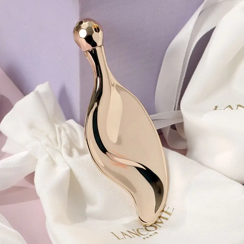 Leaf Massage Shaving Board Roller Ball Facial Lift Eye Face Facial Beauty Metal Scraper