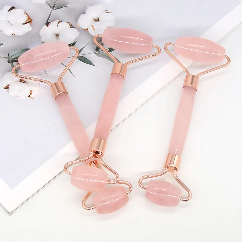 wholesale best sellers custom rose quartz for face pink massage jade