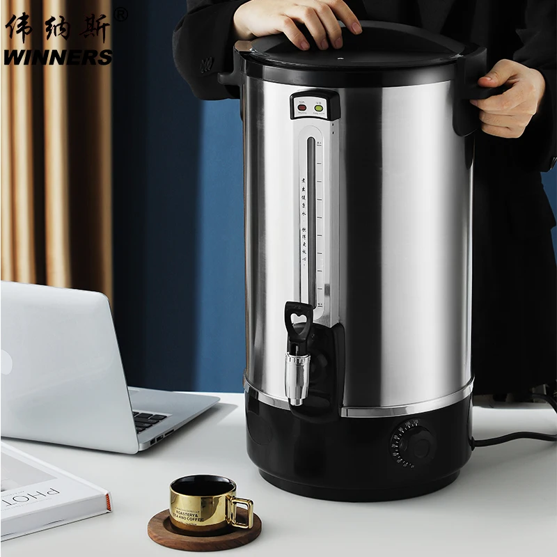 desktop electric water kettle hot tea dispenser with tea filter coffee urn with infuser
