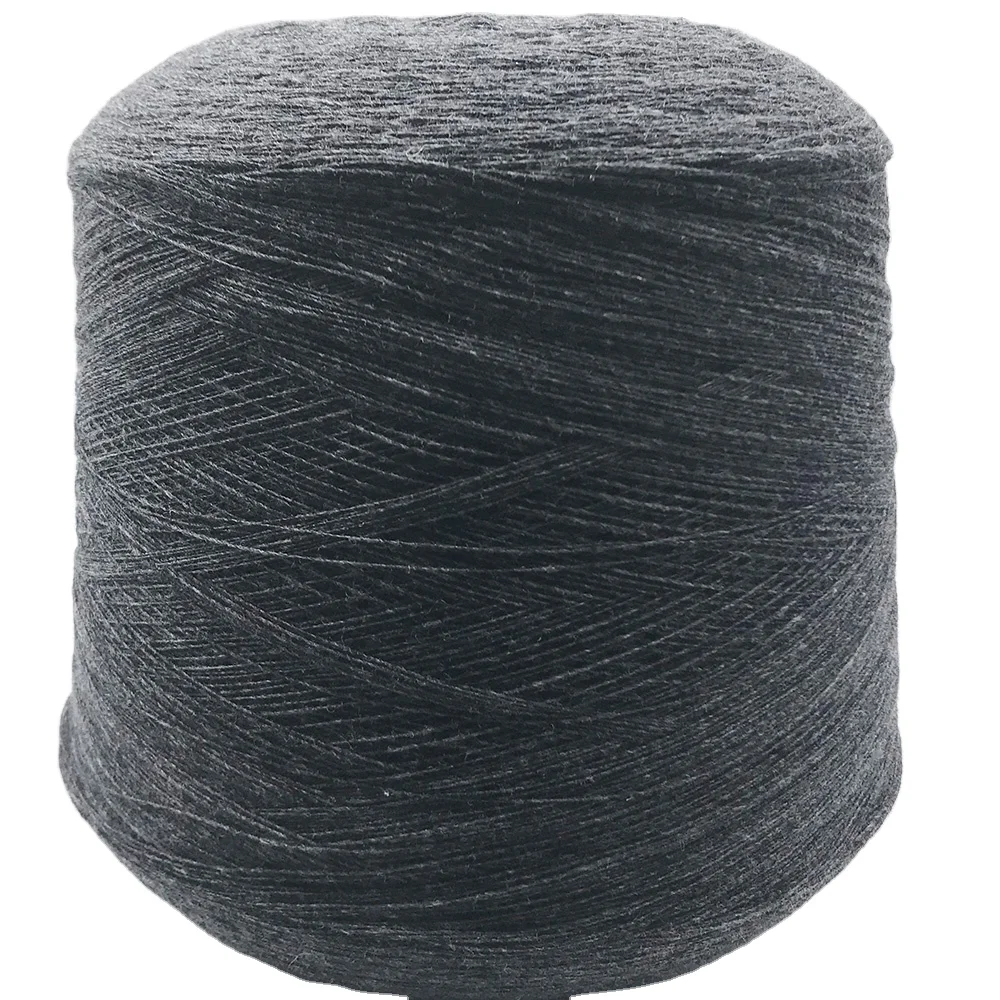 
high quality 16nm/2 100%lambswool solid colour raw white pure wool textile blended yarn 