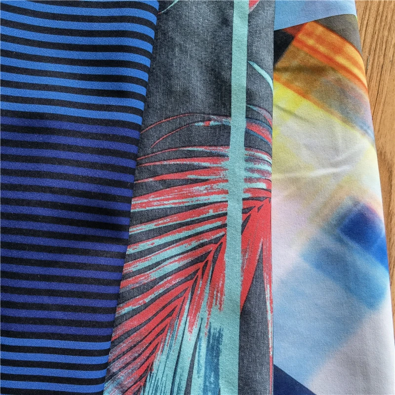 Eco-friendly recycled polyester fabric  4 way stretch recycled ocean plastic fabric for garments