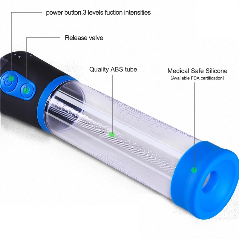 In Stock Hot Sale Men Electric Penis Vacuum Pump Device Penis Enlargement Pump Enlarge Your Penis