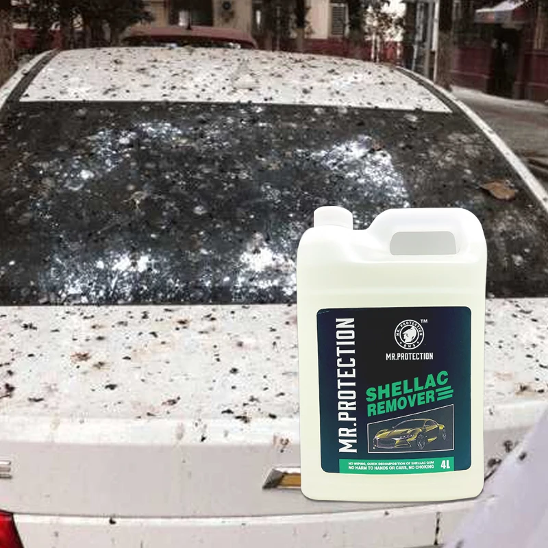 BHS Wholesale Car Body Tar Pitch Bug Sap Asphalt Cleaner Spray Shellac Remover To Remove Bug Tree Saps Bird OEM Service