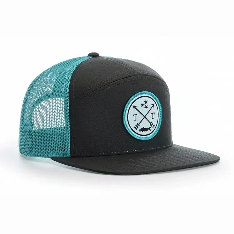 Custom 6 Panel Basketball Caps Hats Sombreros Oem 7 Panel Embroidered Snapback Youth Hat Trucker Baseball Cap For Men