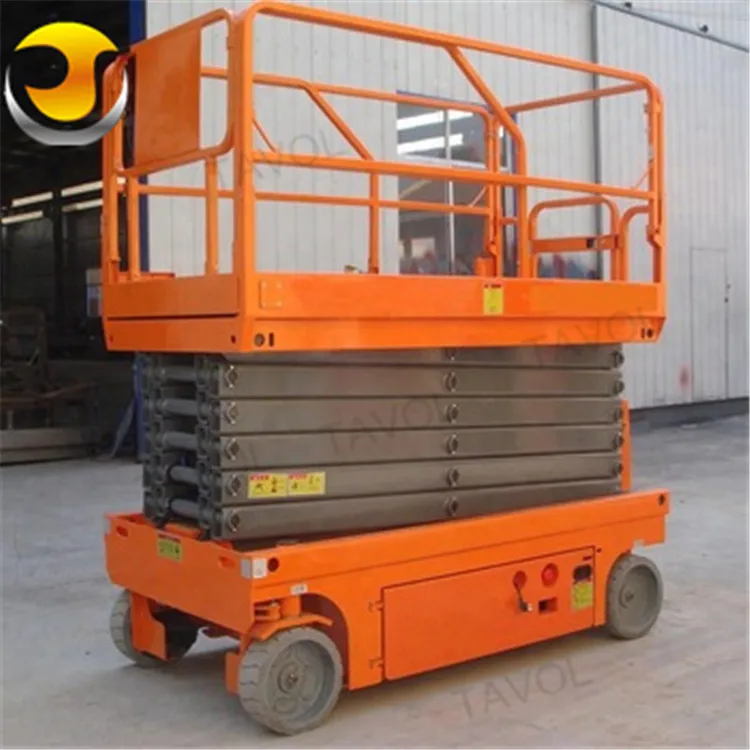 10M Battery Aerial Man Hydraulic Mobile Electric Scissor Lifts