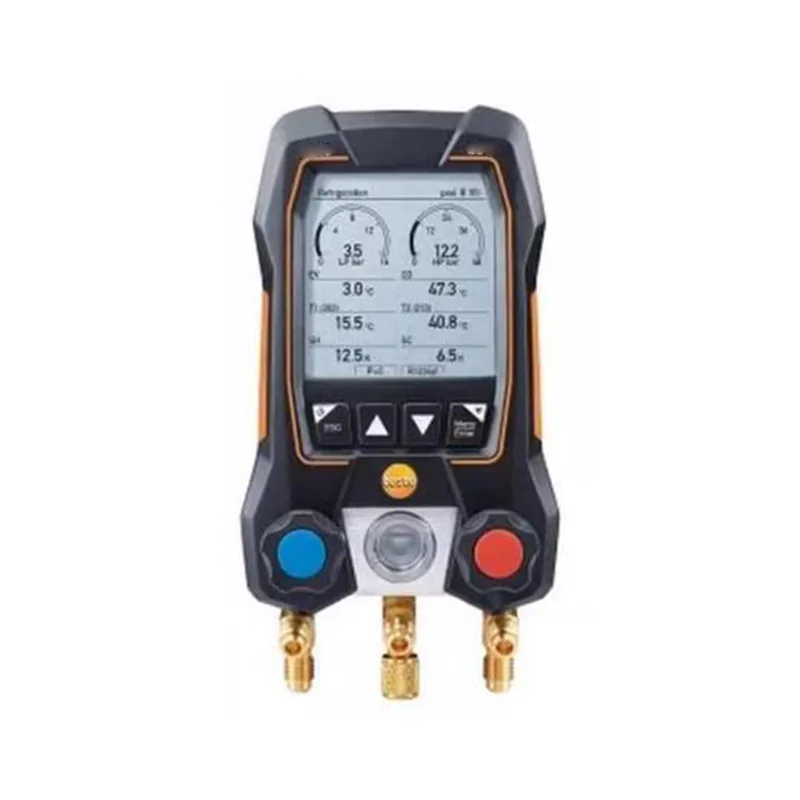 Wholesale Refrigeration Ac Digital Manifold Gauges Set With Release Valve Electronic Refrigerant Meter Temperature