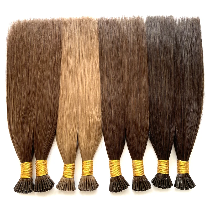 human hair i tip wavy  ombre stick tip s balayage blonde keratina human hair extension