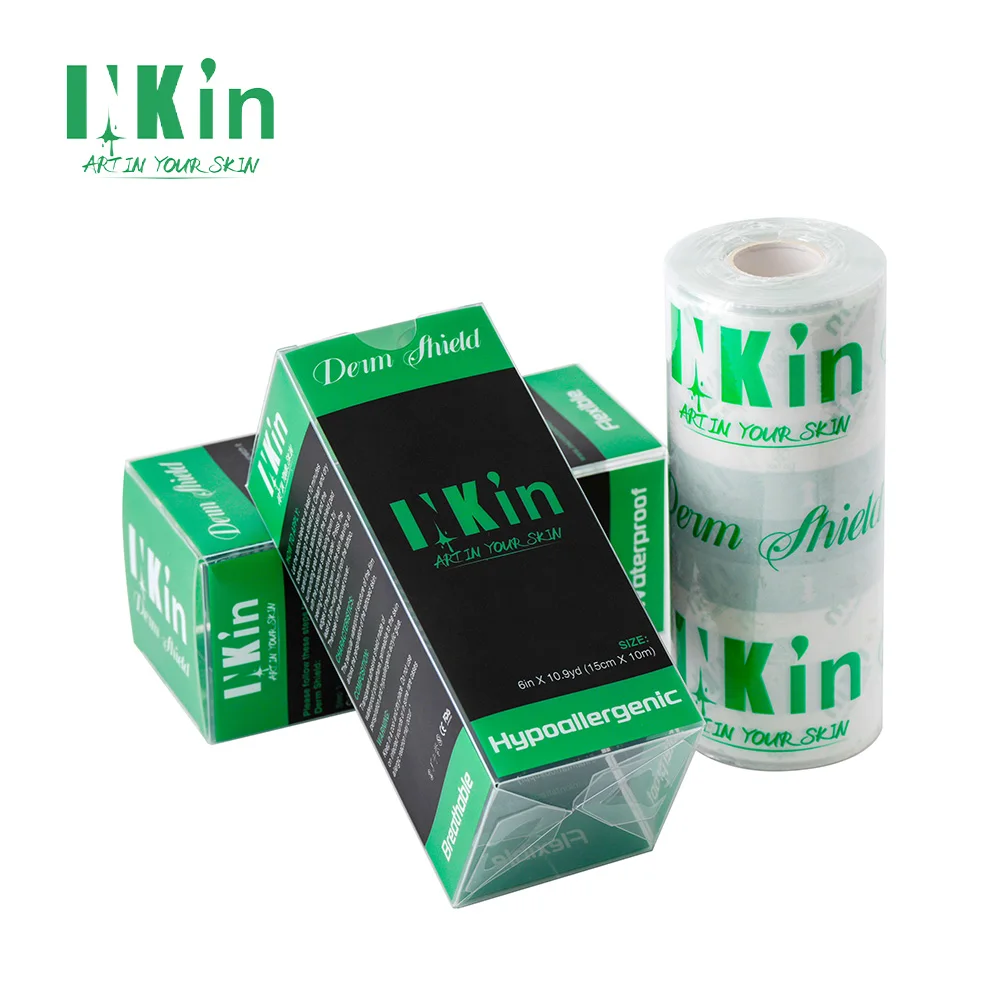 Wholesale INkin 15cm x 10M Hypoallergenic flexible breathable waterproof Clear tattoo aftercare barrier healing film