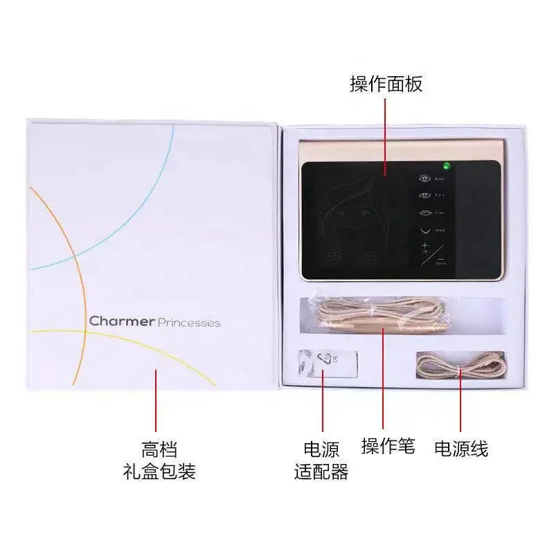 Charmer Princesses Semi Wireless Digital Rechargeable Microshading Eyebrow lip Microblading PMU Permanent Makeup Machine